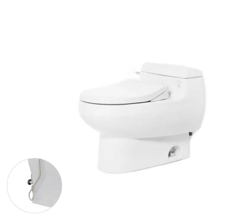 Bồn Cầu TOTO MS688E2#XW 1 Khối Nắp Rửa Cơ TCW07S 