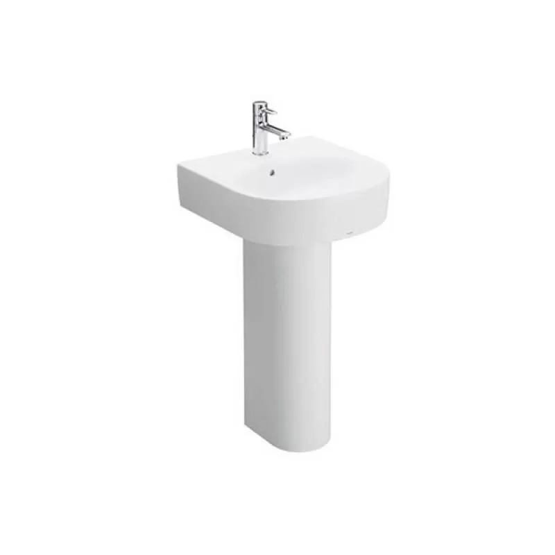 Chậu Rửa Mặt Lavabo TOTO LHT766CR#XW Treo Tường Chân Ngắn