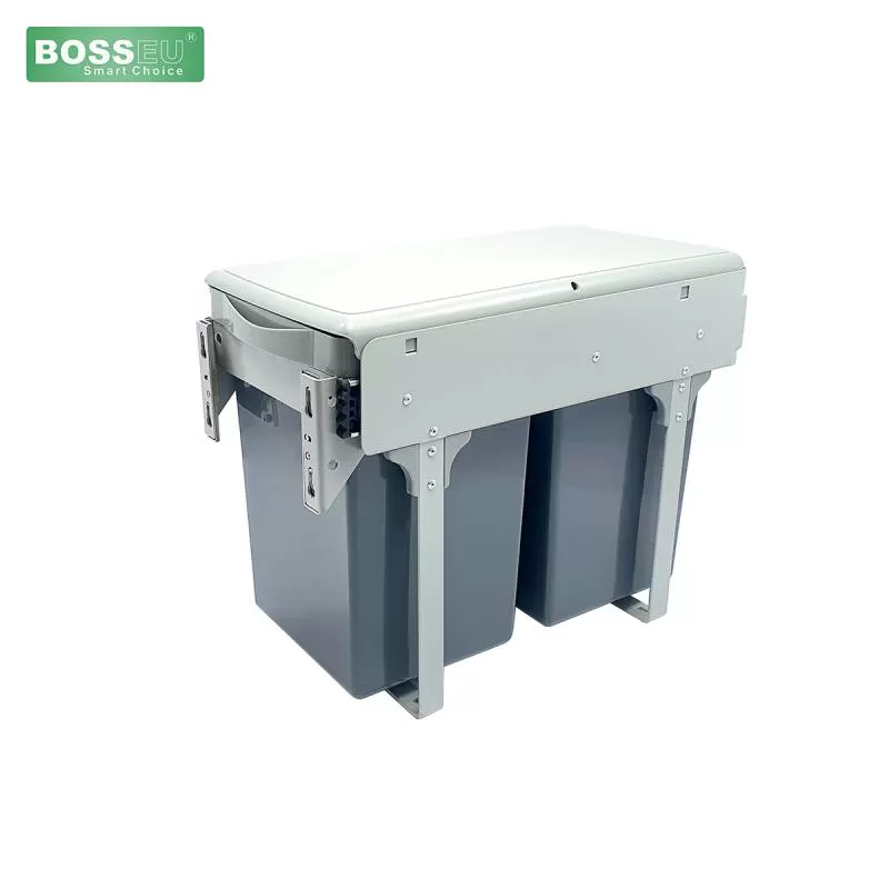 Thùng rác đôi âm tủ gắn cánh BS1300R