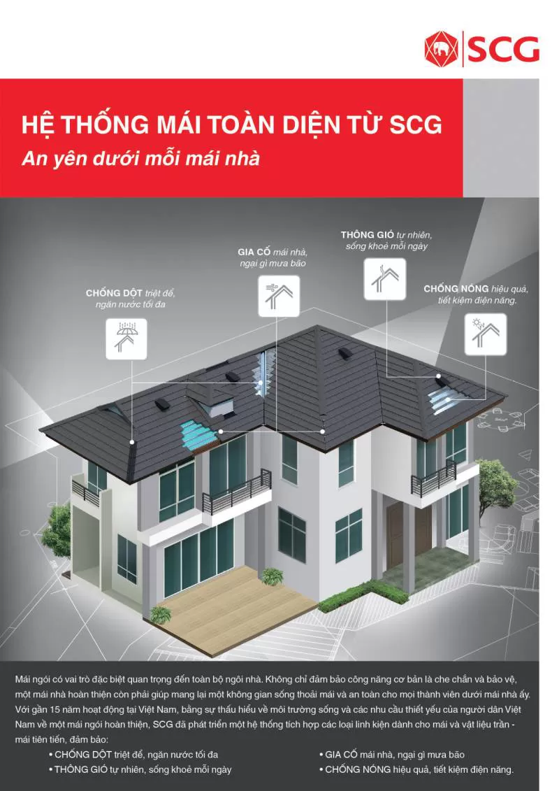Hệ Thống Mái Toàn Diện Từ SCG