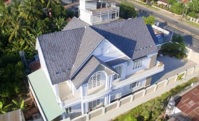 Biệt Thự ở Hoà Thành, Tây Ninh sử dụng ngói màu SCG - SCG Vật Liệu Xây Dựng