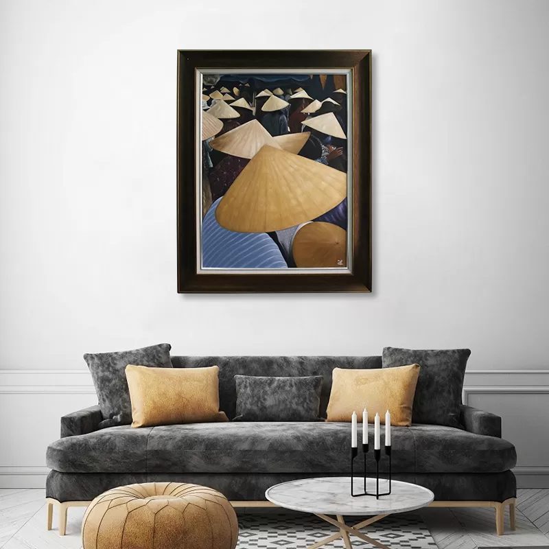 Tranh Sơn Dầu Nón Lá Alila (60x80cm)