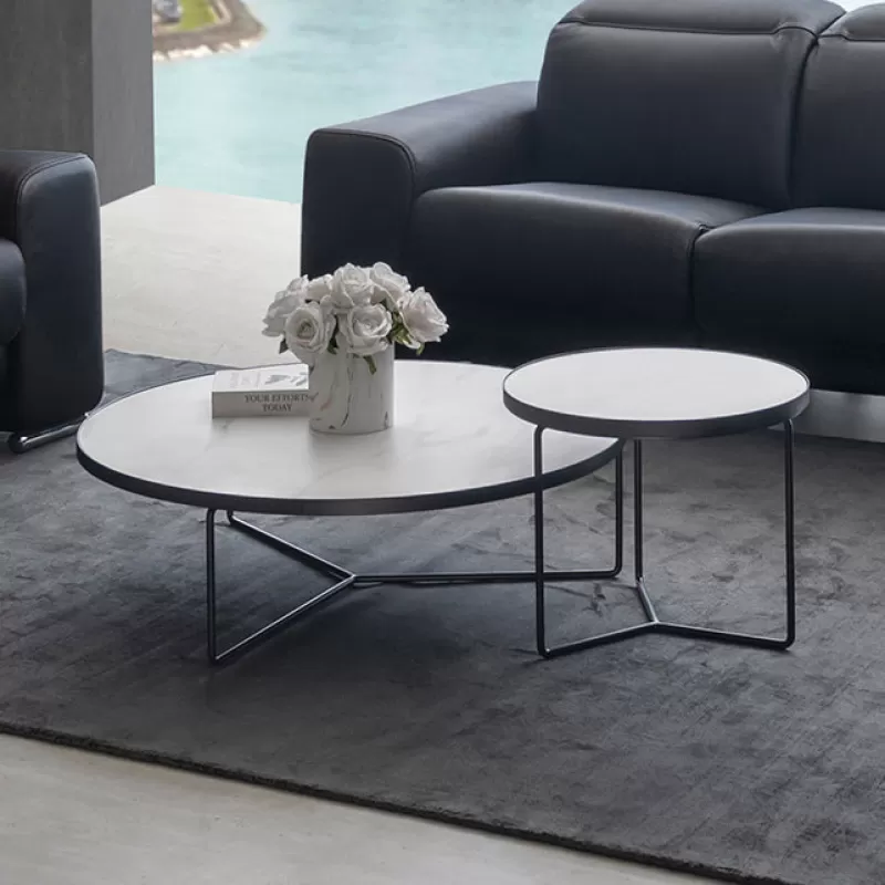 SANTIAGO Bàn Cafe Mặt Đá Ceramic TA-724A