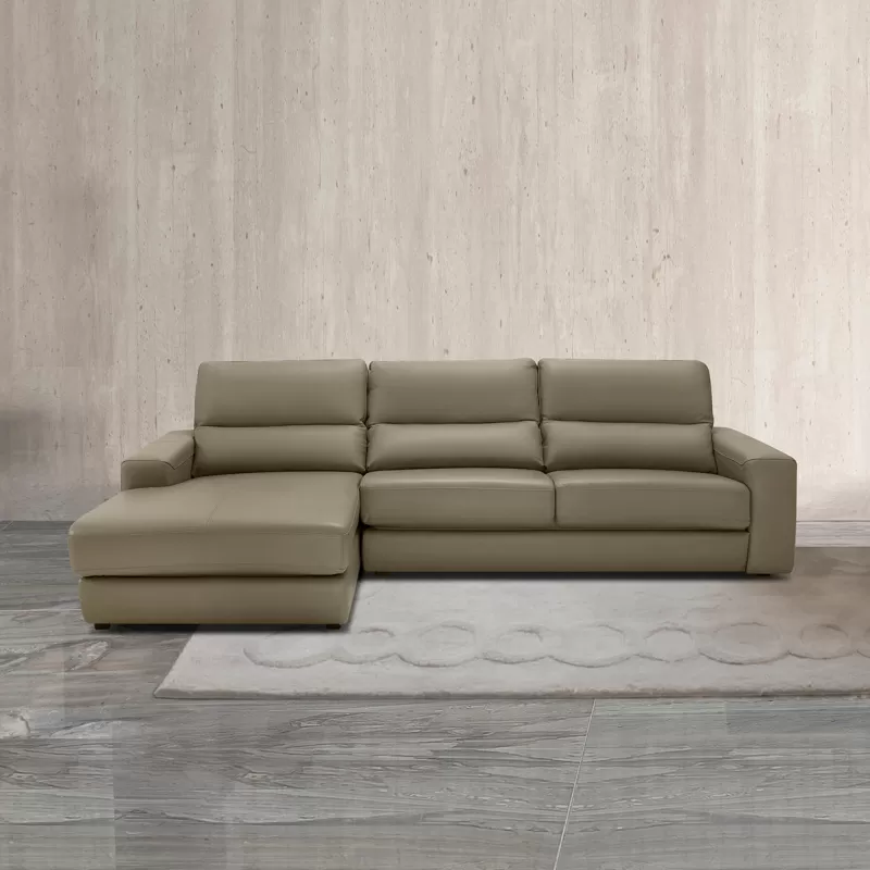 Mua Sofa góc da bò nhập khẩu Nhật tinh giản Lisbon