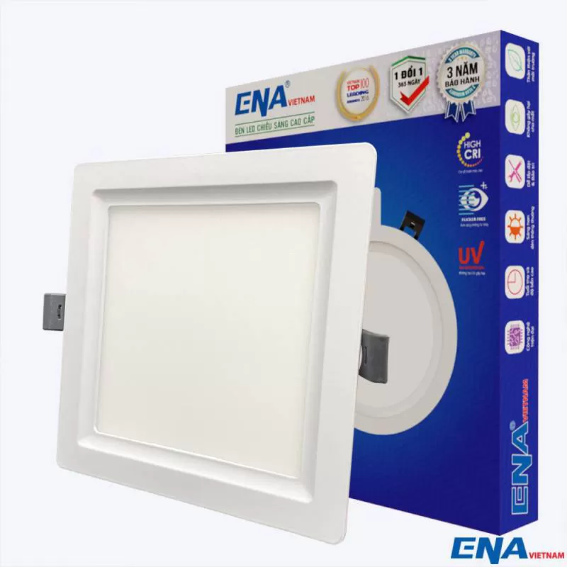 Đèn LED âm trần vuông 12W mẫu AVF