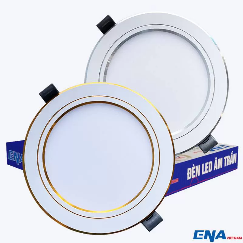Đèn LED âm trần tròn 9W 3 chế độ mẫu ATI