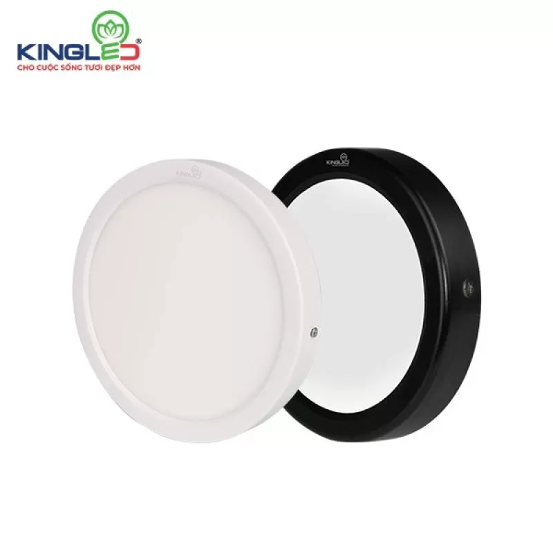 Đèn led ốp trần tròn 12W Moonstone Đen/Trắng ONL-12SS-T150