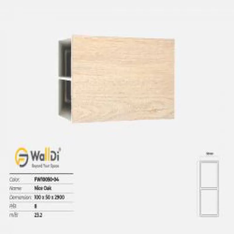 Thanh lam trang trí Walldi FW10050-04 - Nice Oak - 50mm