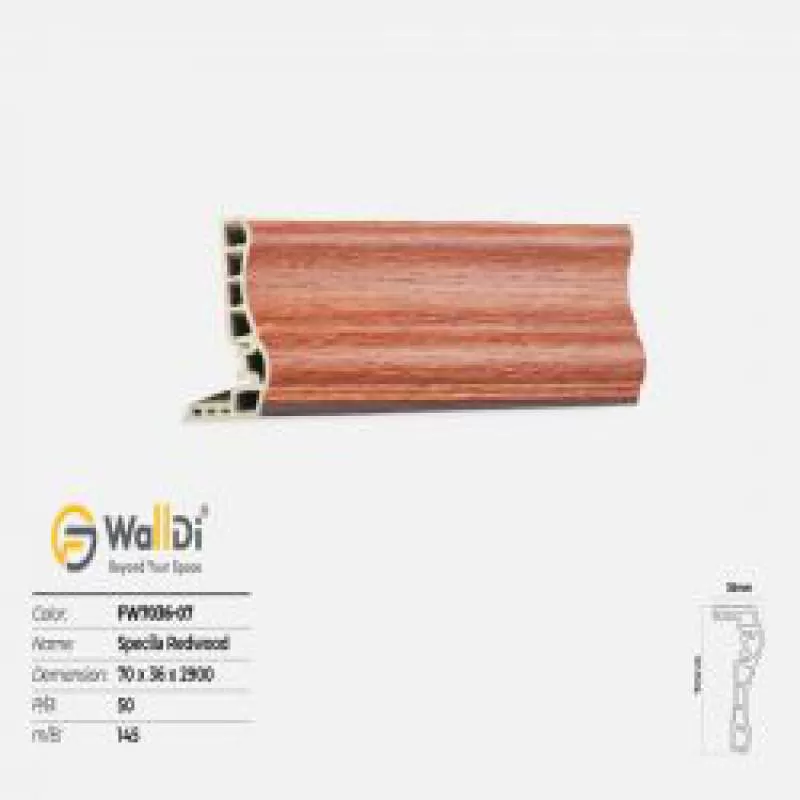 Phào kết thúc Walldi FW7036-07 - Specila Redwood - 36mm 
