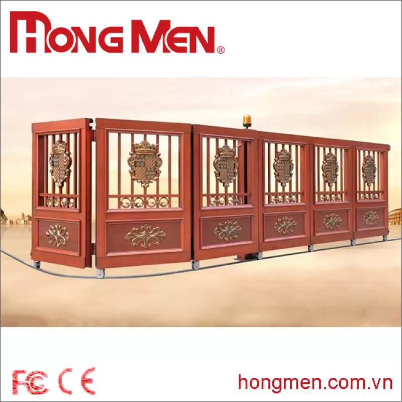 Cổng Trượt Cung Tròn, Cửa Xoay Thông Minh CMZ66