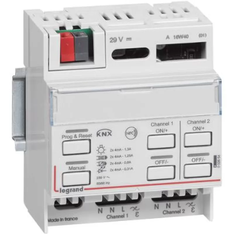 Legrand KNX universal dimming DIN controller 2 extension