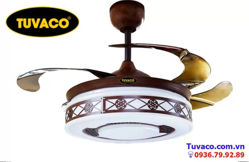 Quạt trần trang trí cao cấp C600A7-27B