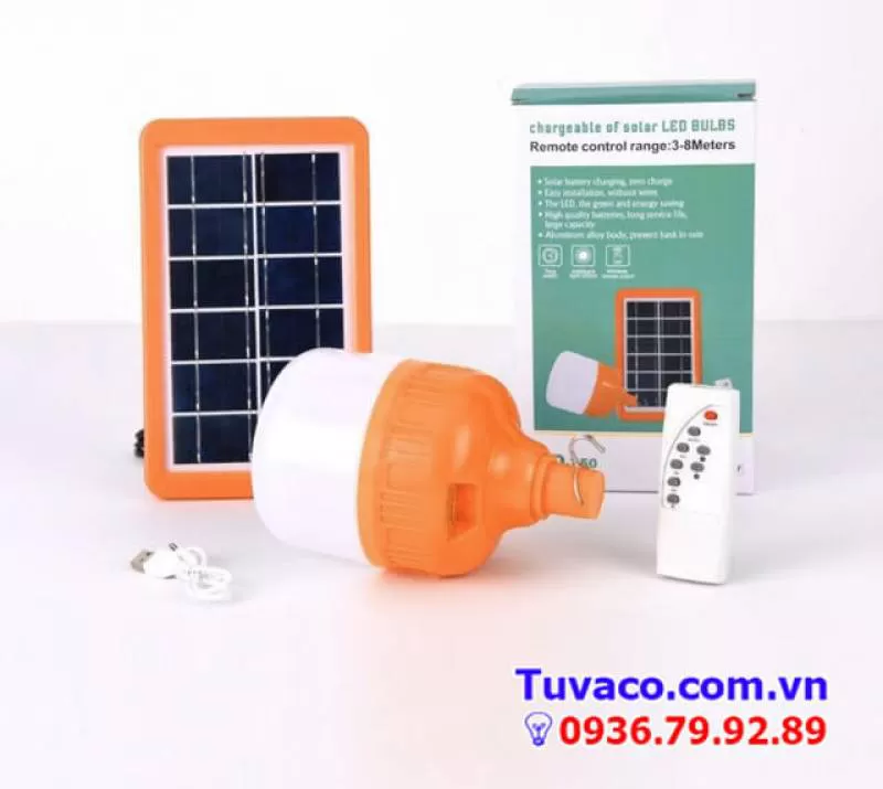 Đèn Búp Trụ Năng Lượng Mặt Trời