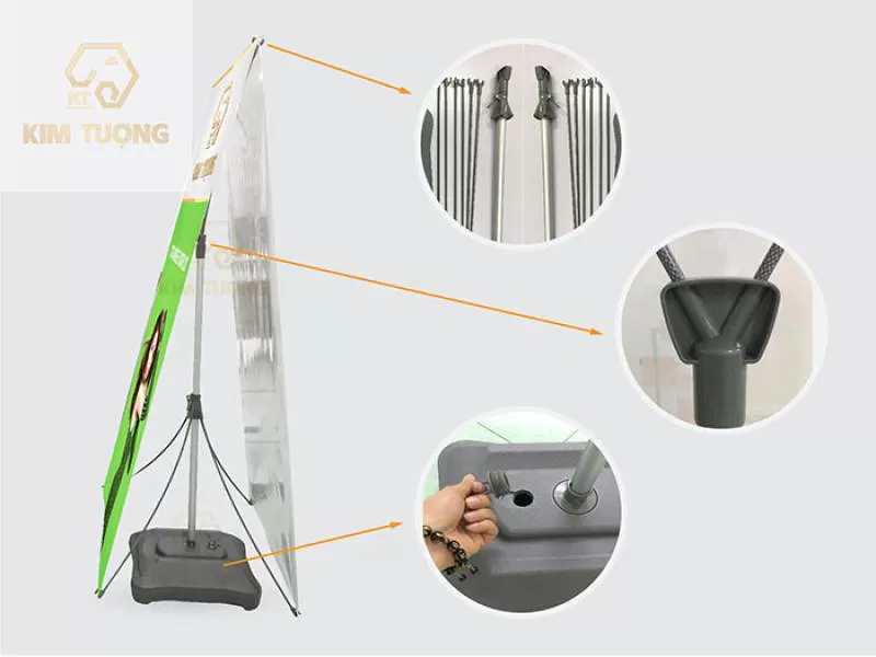 Standee Đế Nước 2 Mặt - Standee Ngoài Trời