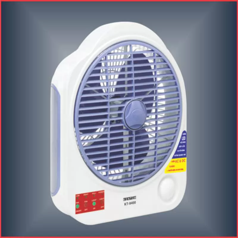 Quạt sạc – Đèn sạc đa chức năng KT 9400