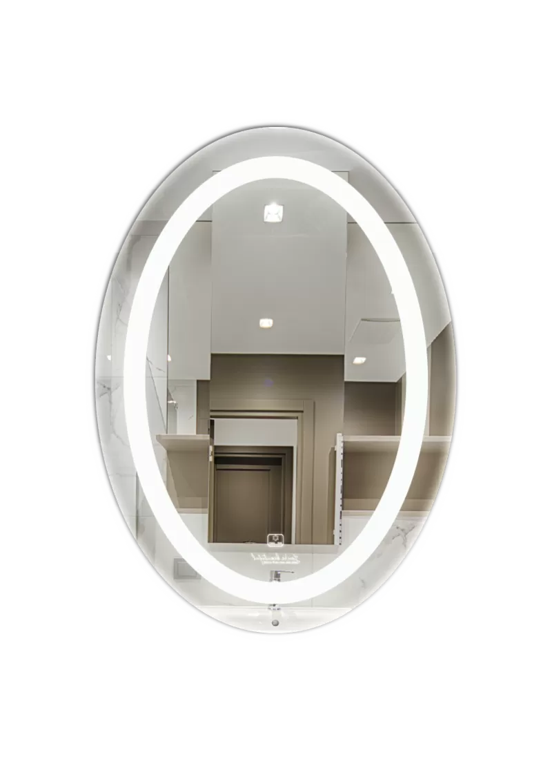 Gương led ELLIPES (Khung viền nhôm, Ánh sáng trong) Q21E35