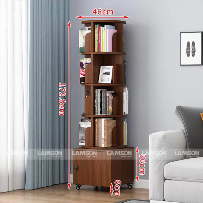 Kệ sách Happy 360T (4 tầng) 