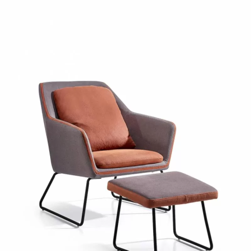 Stool ghế bọc vải 480*400*390