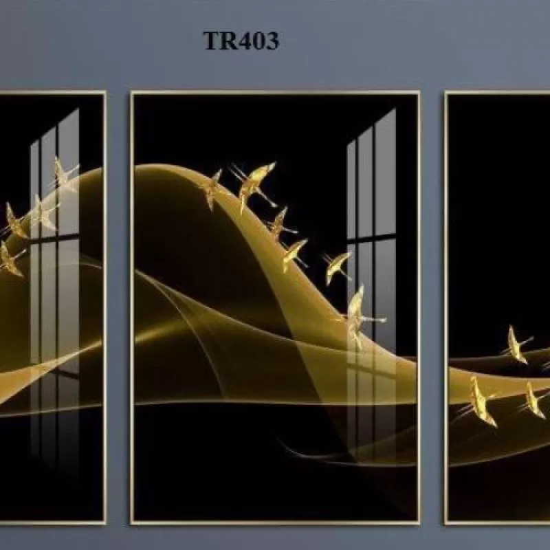 Tranh pha lê sứ 60x80cm, 60x80cm, 60x80cm TR403