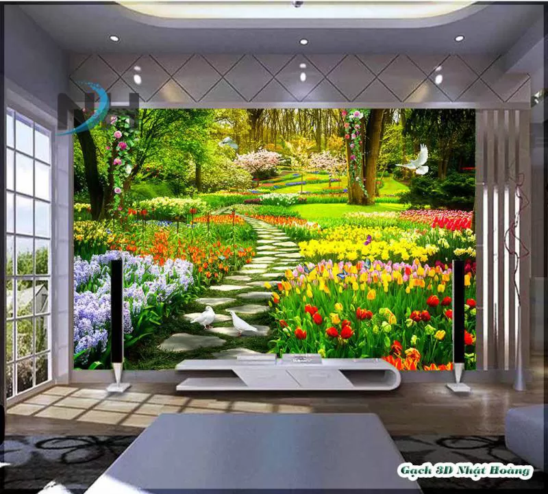 Gạch 3D phòng bếp PB03