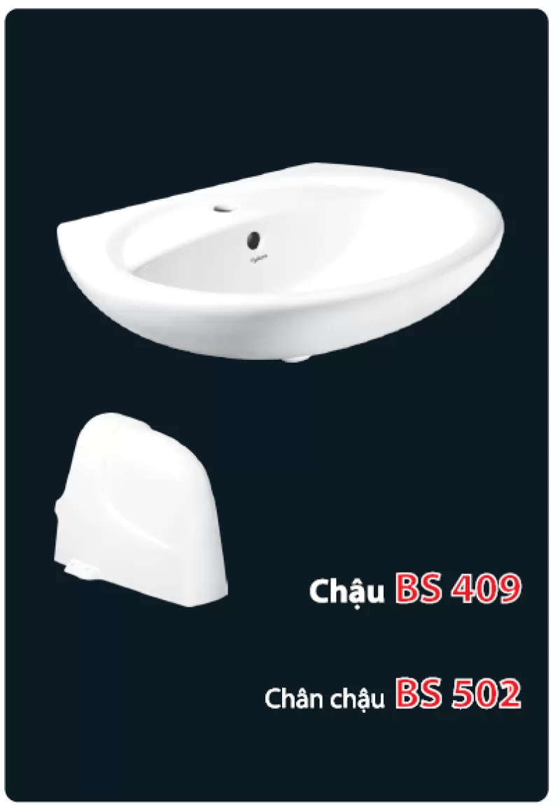 Chân chậu treo BS502 