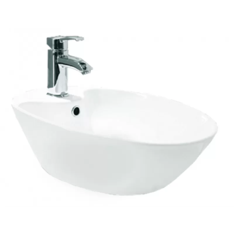 Chậu đặt trên mặt bàn đá V52
