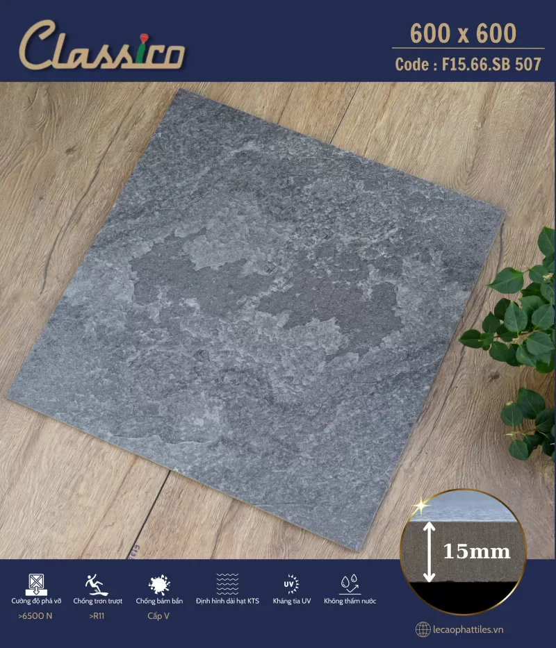 APODIO CLASSICO F1566SB507 (Mờ) (15mm)