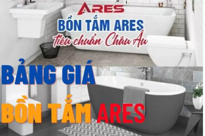 Bảng Giá Bồn Tắm Nằm Massage Ares Tháng 9/2023✅Rẻ Nhất - Ares