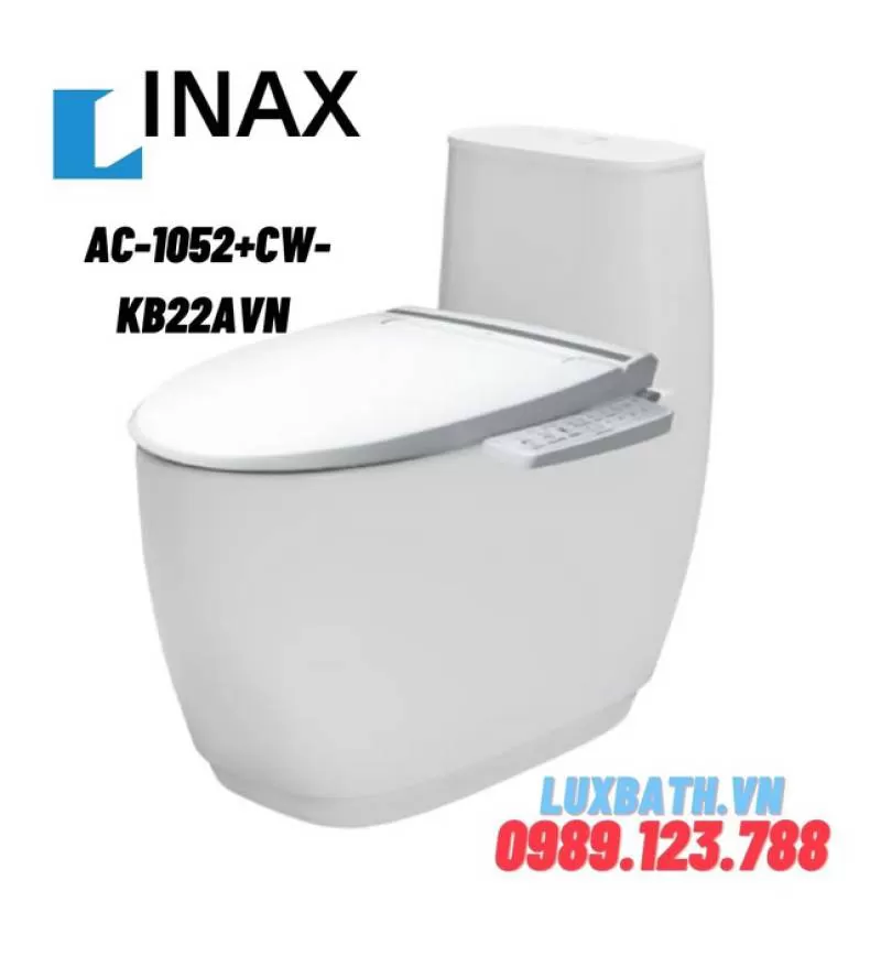 Bồn Cầu Nắp Điện Tử INAX AC-1052+CW-KB22AVN giá rẻ Hà Nội