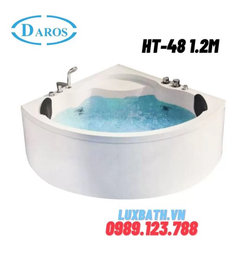 Bồn tắm massage Daros HT-48 Chính Hãng, Giá Rẻ Luxbath