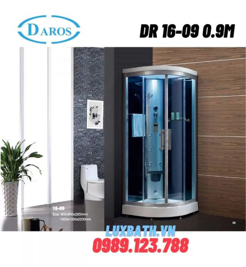 Phòng xông hơi ướt Daros DR 16-09 0.9m