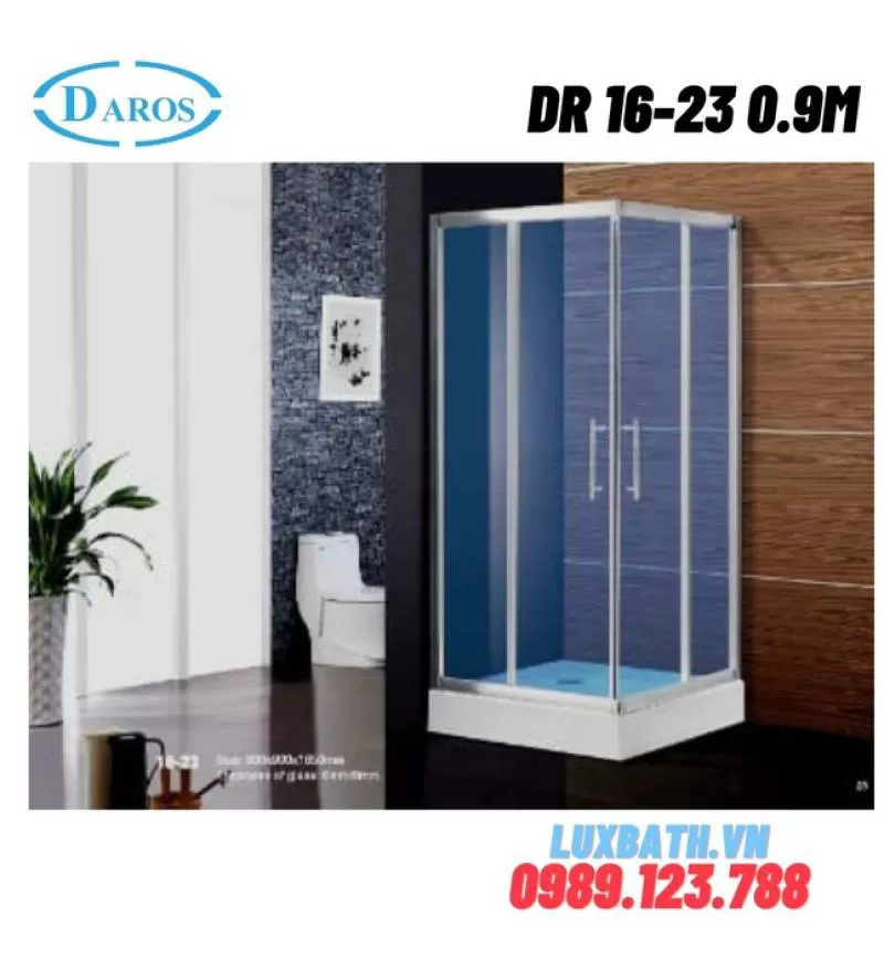 Vách kính tắm Daros DR 16-23 Chính Hãng, Giá Rẻ Luxbath