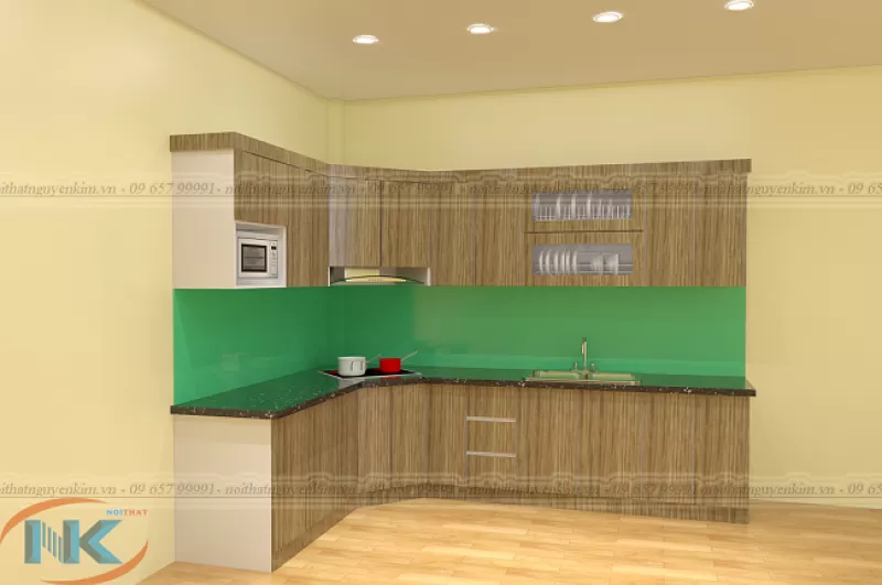 Tủ bếp gỗ Laminate – LMN08