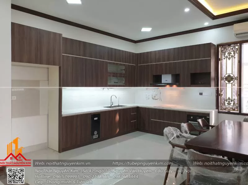 Tủ bếp gỗ laminate – LMN11