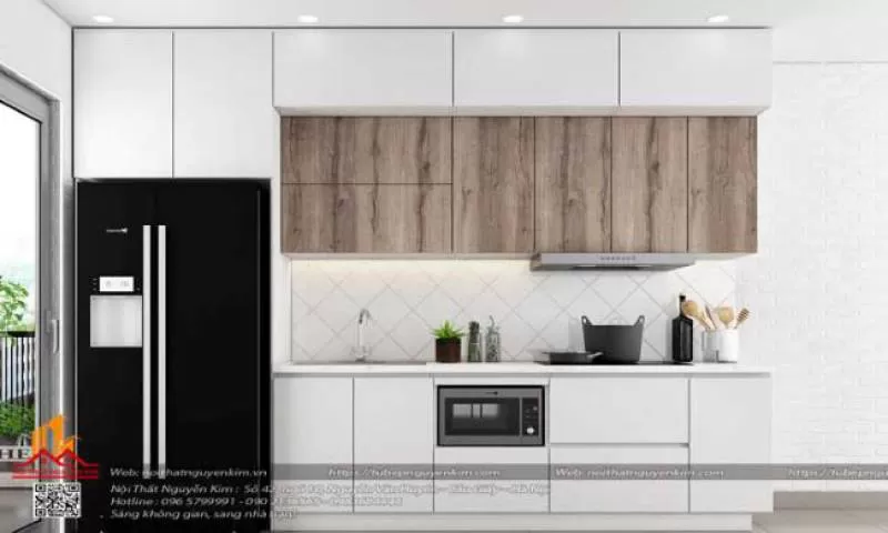 Tủ bếp gỗ Laminate-LMN01
