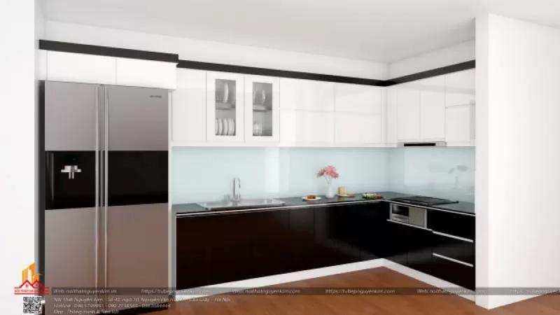 Tủ bếp melamine – MLM01