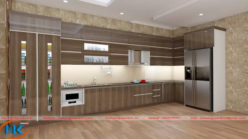 Tủ bếp laminate – LMN13