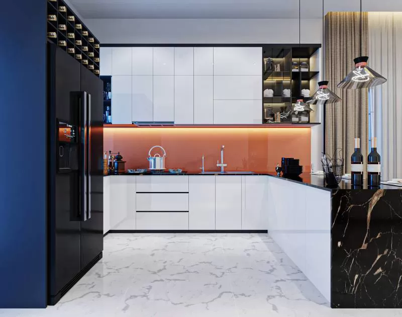 Tủ Bếp Acrylic Giá Rẻ Hiện Đại Hcm 