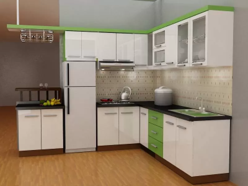 TỦ BẾP GỖ LAMINATE 37