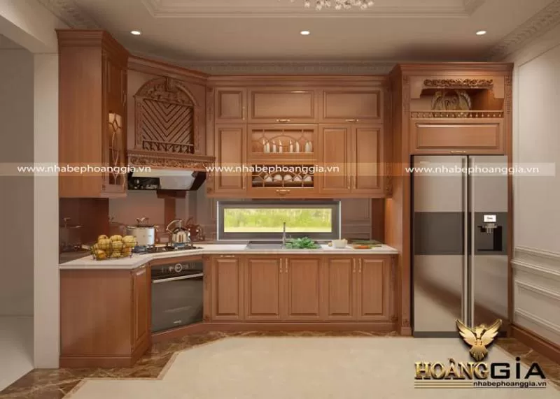 Ý tưởng thiết kế tủ bếp sang trọng nhà chị Xuân (Tp Hồ Chí Minh)