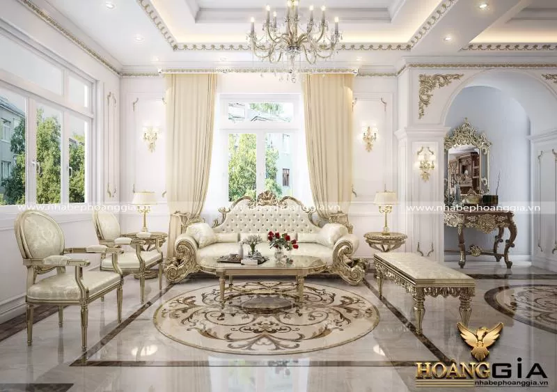 Mẫu thiết kế nội thất cổ điển châu Âu đầy sang trọng và quý phái