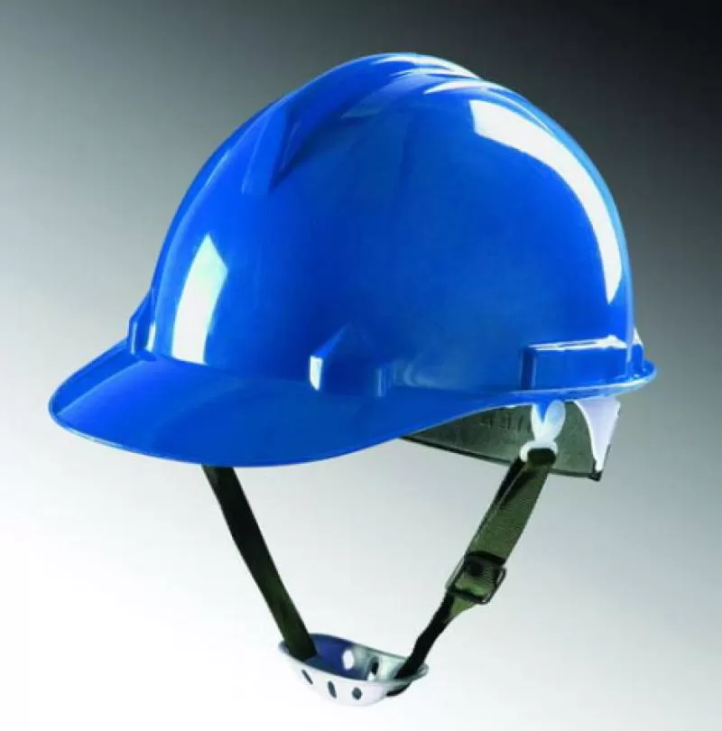 Mũ bảo hộ TD không núm vặn loại đẹp màu xanh
