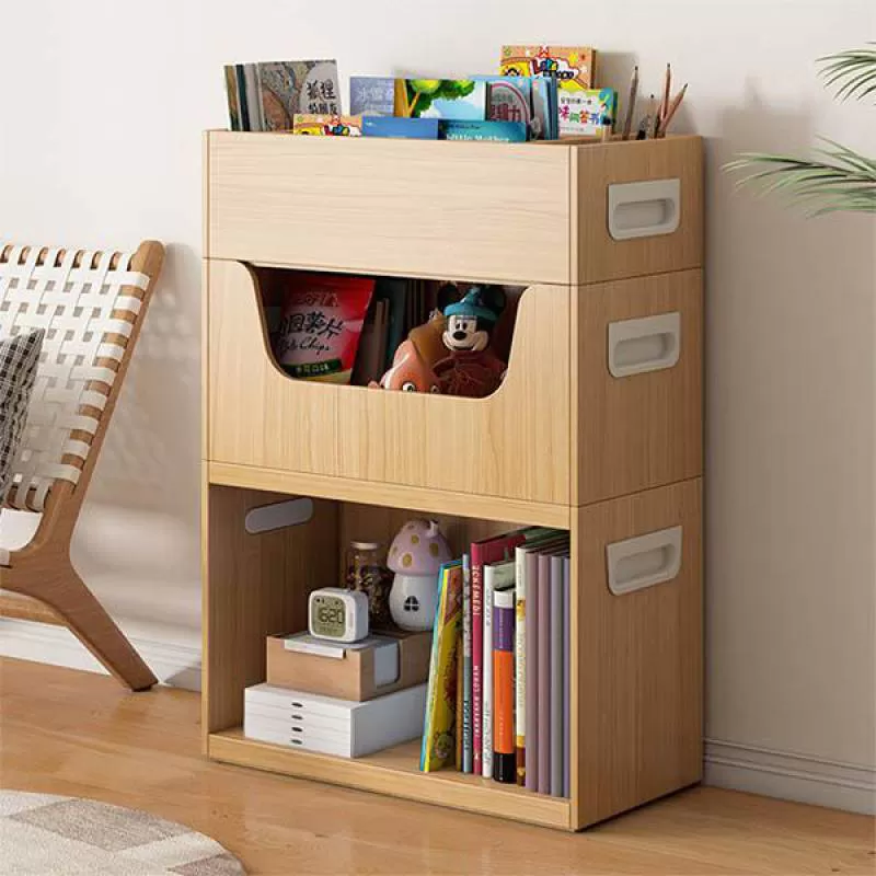 Kệ sách gỗ đẹp mini bằng gỗ GHS-2596