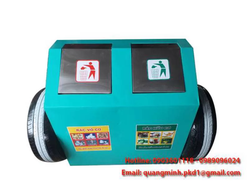 Thùng rác ngoài trời QM01