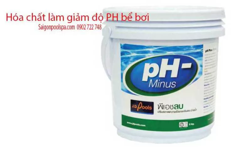 Hóa chất làm giảm độ PH nước hồ bơi