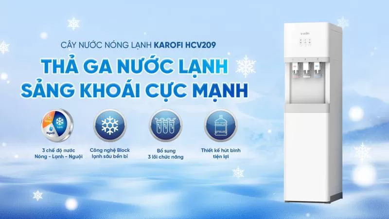 Máy nóng lạnh Karofi HCV209 