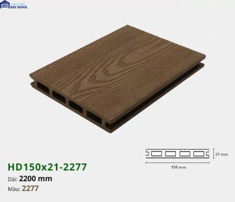 Sàn Gỗ Nhựa IWood HD150x21-2277