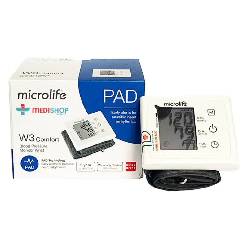 Máy Đo Huyết Áp Microlife Cổ Tay W3