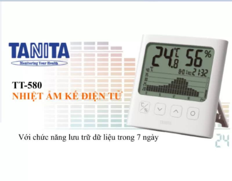 Nhiệt ẩm kế điện tử tự ghi Tanita TT-580