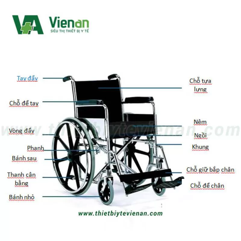 Xe lăn tiêu chuẩn Lucass X9 